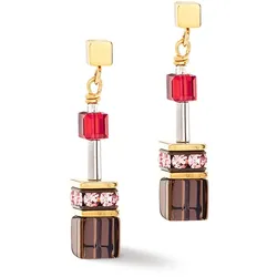 Coeur de Lion 4905/21-1592 Damen-Ohrringe GeoCUBE Multicolor Energy