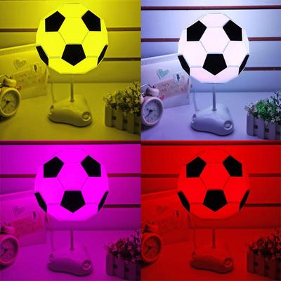 Snug & Styled DIY Football LED Night Light Kit Color Changing USB Bedside Desk Lamp For Kids & Sports Fans DIY Football LED Night Light Kit Color Changing USB Bedside Desk Lamp For Kids & Sports Fans