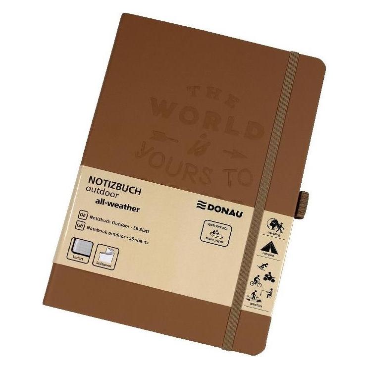 Donau Notizbuch A5 kariert Outdoor (A5, Kariert) (330370022)