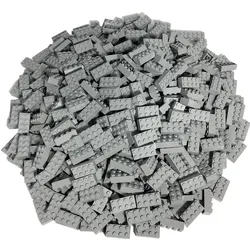 LEGO 2x4 Steine Hellgrau - 1000 Stück - Light bluish grey bricks 3001 (3001, LEGO Zubehör)