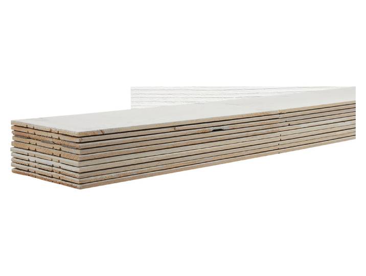 Selbstklebender Holz-Wandbelag C02 Weiss Gebürstet 900x128mm