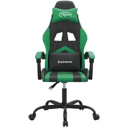 vidaXL Antoine (Ohne Fussablage), Gaming Stuhl, Grün