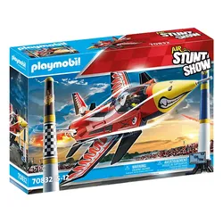 PLAYMOBIL 70832 Air Stuntshow Düsenjet Spielset, Mehrfarbig