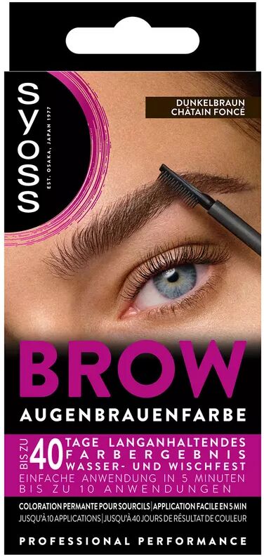 Syoss - Augenbrauen-Kit, One Size, Dunkelbraun -