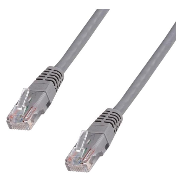 Datacom Patchkabel, UTP, Cat5e, RJ45, šedý (UTP, CAT5e, 0.25 m) (1572)