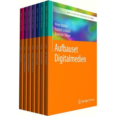 Bibliothek der Mediengestaltung – Aufbauset Digitalmedien, Set von Peter Bühler,Patrick Schlaich,Dominik Sinner,Andrea Stauss,Thomas Stauss, Springer