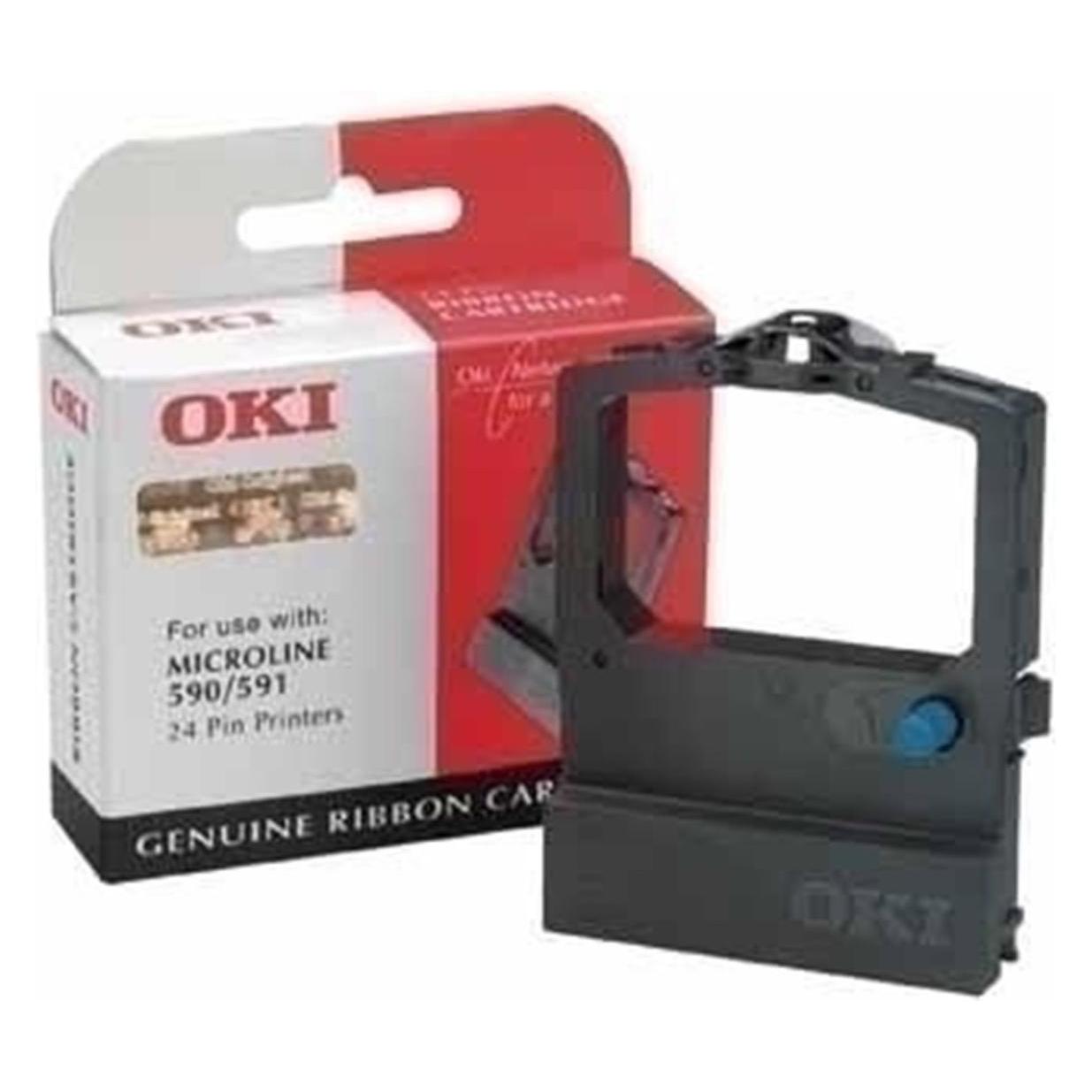 OKI Ribbon Black (7 cm, Schwarz, Schwarz) (9002303)