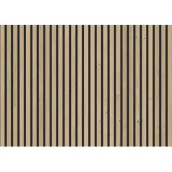 ter Hürne Linear Edition Dekorpaneel strukturiert Paneel Linear UniqueDesign Eiche sand/mattschwarz 2600x148x12 mm