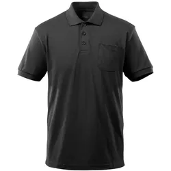 MASCOT Herren Orgon Polo-Shirt mit Brusttasche CROSSOVER Schwarz 4XL - 51586-968-09-4XL - Schwarz