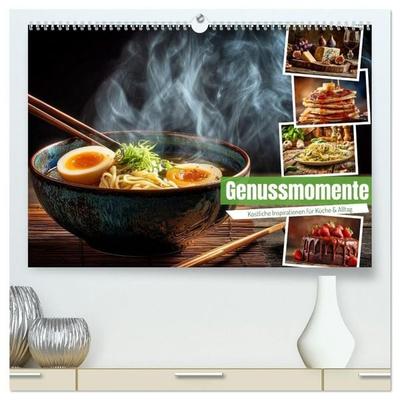 Genussmomente (hochwertiger Premium Wandkalender 2027 DIN A2 quer), Kunstdruck in Hochglanz
