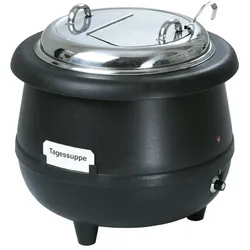 Bartscher Suppentopf Gourmet 10 L schwarz