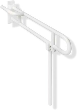 Hewi 801 Stützklappgriff 801.50.812LS95 850 mm, Ausführung links, felsgrau, Stützlast bis 300 kg