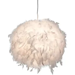 Kugel Pendel Decken Lampe FERNBEDIENUNG Enten Feder Leuchte DIMMBAR im Set inkl. RGB LED Leuchtmittel