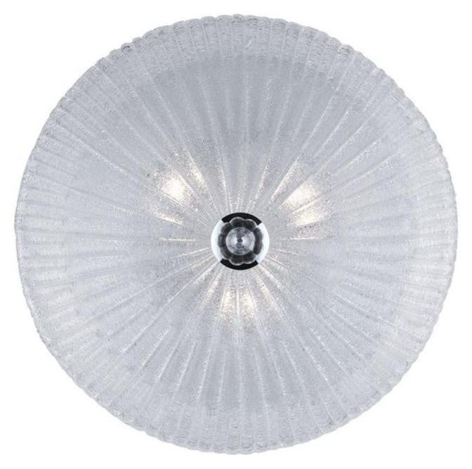 Ideal Lux Shell PL6 Plafondlamp, Rond, Mat, Transparant, 6 x E27