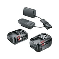 Starter-Set 18V (PBA 2.0Ah + PBA 4.0Ah + AL 18V-20) schwarz, 2x Akku + Ladegerät, POWER FOR ALL ALLIANCE
