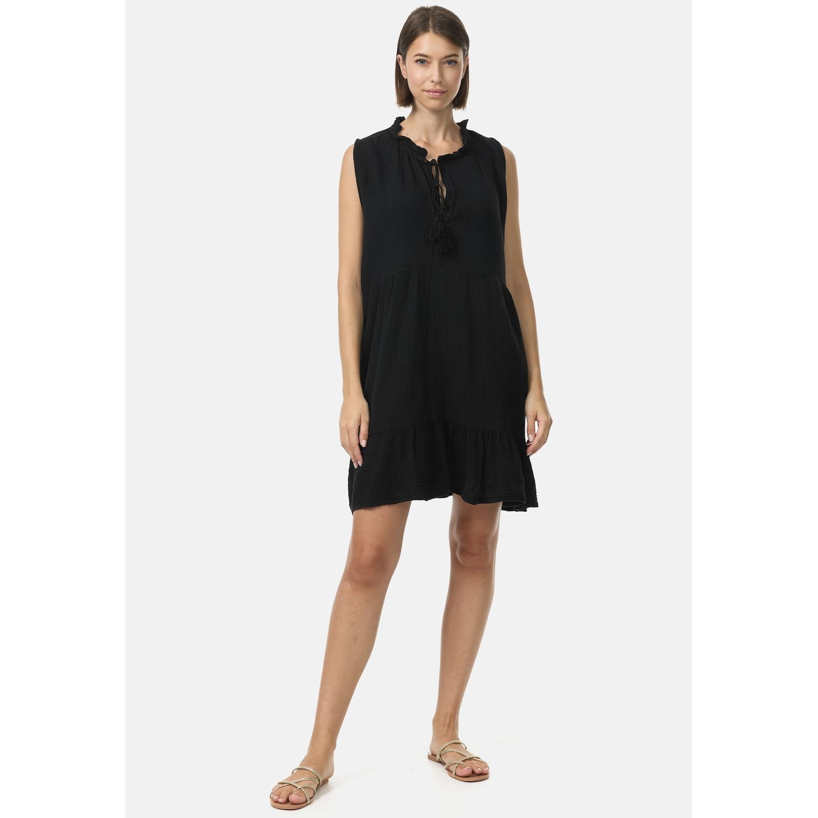 PM SELECTED Damen Ärmelloses Musselin Minikleid in Einheitsgröße PM49