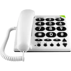 Doro PhoneEasy 311c, Telefon, Weiss