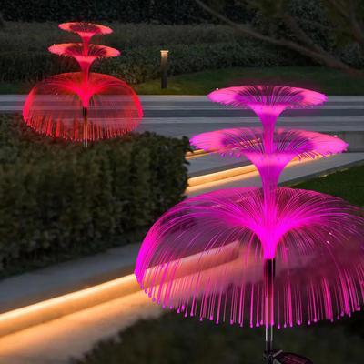 Inspired Finds Solar Jellyfish Garden Lights Color Changing Outdoor Stake Decor 3 Layer