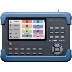 Telestar Satplus 5 (Messtechnik), SAT Zubehör, Schwarz, Blau