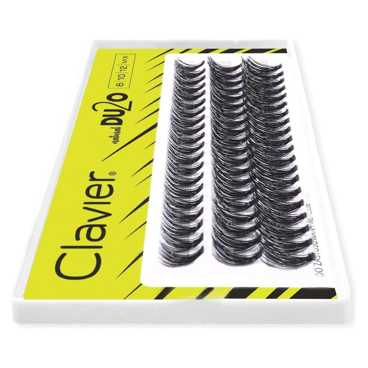 Clavier Du2O Double Volume Mix Tufts Eyelashes 8Mm.10Mm.12Mm (Künstliche Wimpern) (5907465651219)