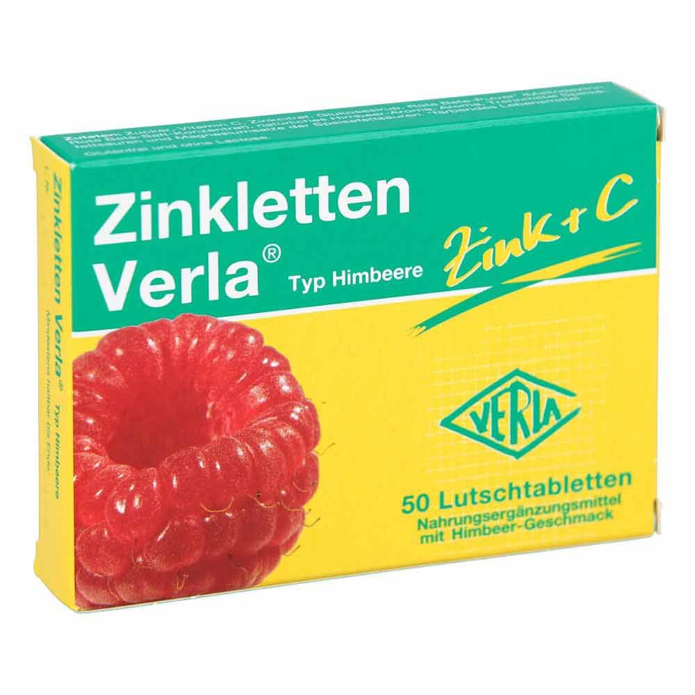 Verla-Pharm Arzneimittel GmbH & Co. KG Zinkletten Verla Himbeere Lutschtabletten 03915467