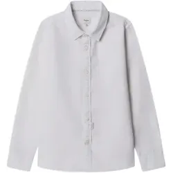 Pepe Jeans für Jungen. PB3000070 Daniel Hemd weiß (12años= 152cm), Lässig, Baumwolle, Klassisch, Langarm, Kinderbekleidung