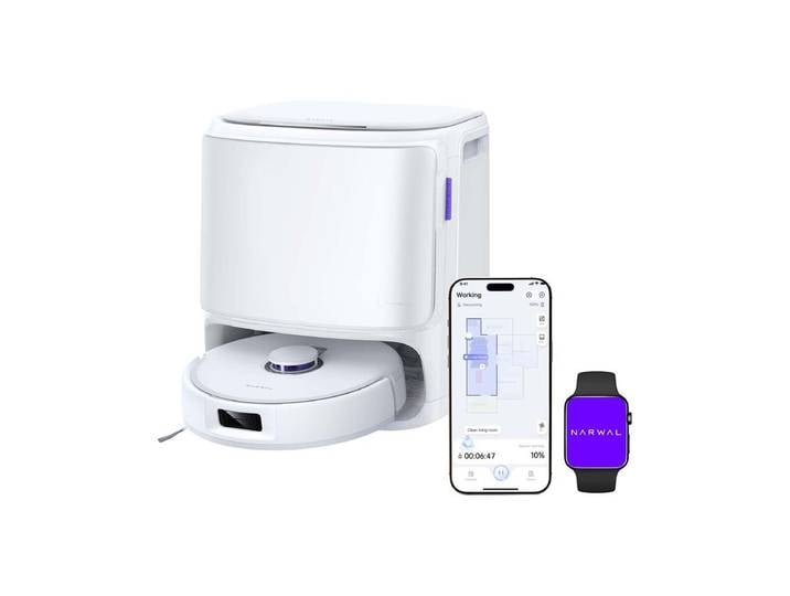 Narwal Freo X10 Saugroboter mit Wischfunktion Weiss