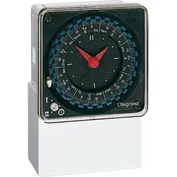 Legrand 049750 MaxiRex T,analoge Tagesschaltuhr ohne Gangreser. f Fronttafel,1Kanal,230V50Hz