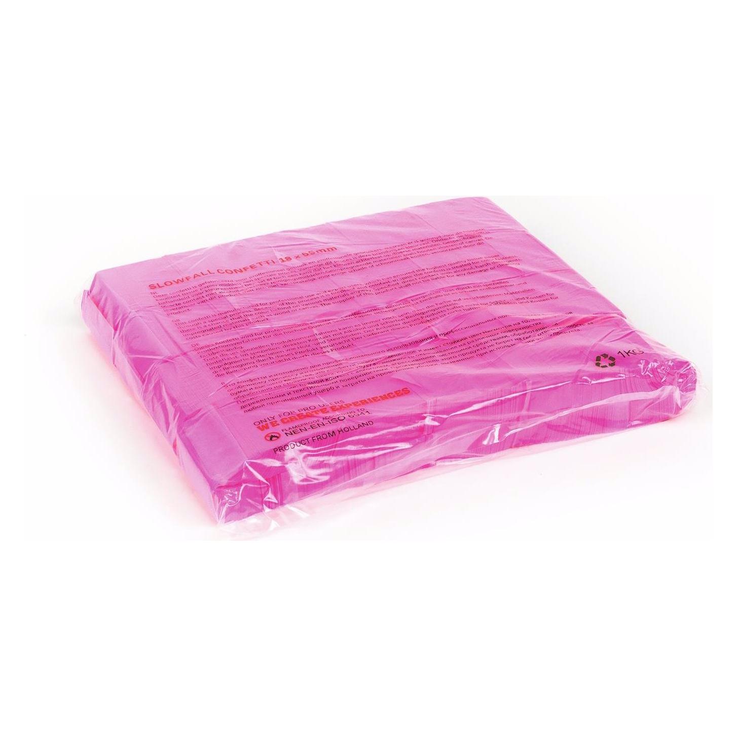 TCM Slowfall Konfetti rechteckig 55x18mm, neonpink, UV-aktiv, 1kg (51708904)