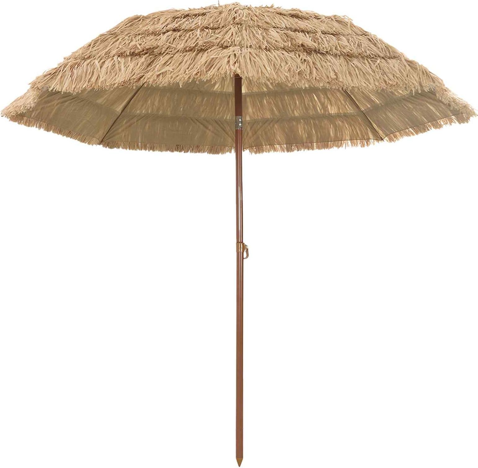 Syfax Tuinparasol Naturel B/D/H: 255 x 255 x 255 cm