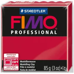 4x Fimo, Modelliermasse, Mod.masse prof karmin
