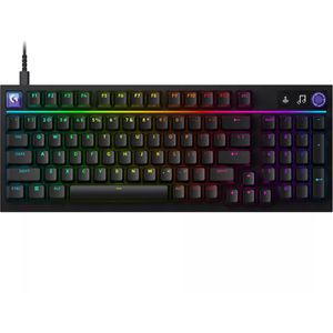 Logitech Tastatur G316 X 98, schwarz, mit RGB-Beleuchtung und mechanischem Tastenfeld