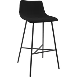 CLP Barhocker Altona Stoff   Farbe: schwarz, Material: Stoff