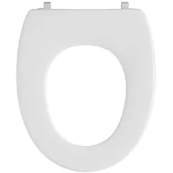 Pressalit WC-Sitz 211000-BU5999 weiß, ohne Deckel, Standard, Universalscharnier BU5, Edelstahl