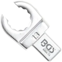 BGS 6904-13 Einsteck-Ringschlüssel offen 13mm für Aufnahme 9 x 12mm