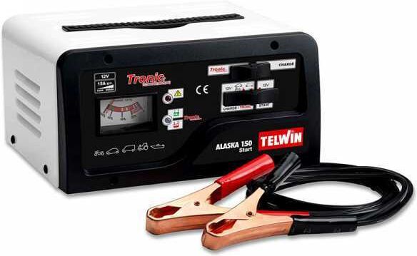 Telwin Alaska 150 Start - Chargeur de batterie, démarreur et mainteneur de charge - batteries au plomb 12V