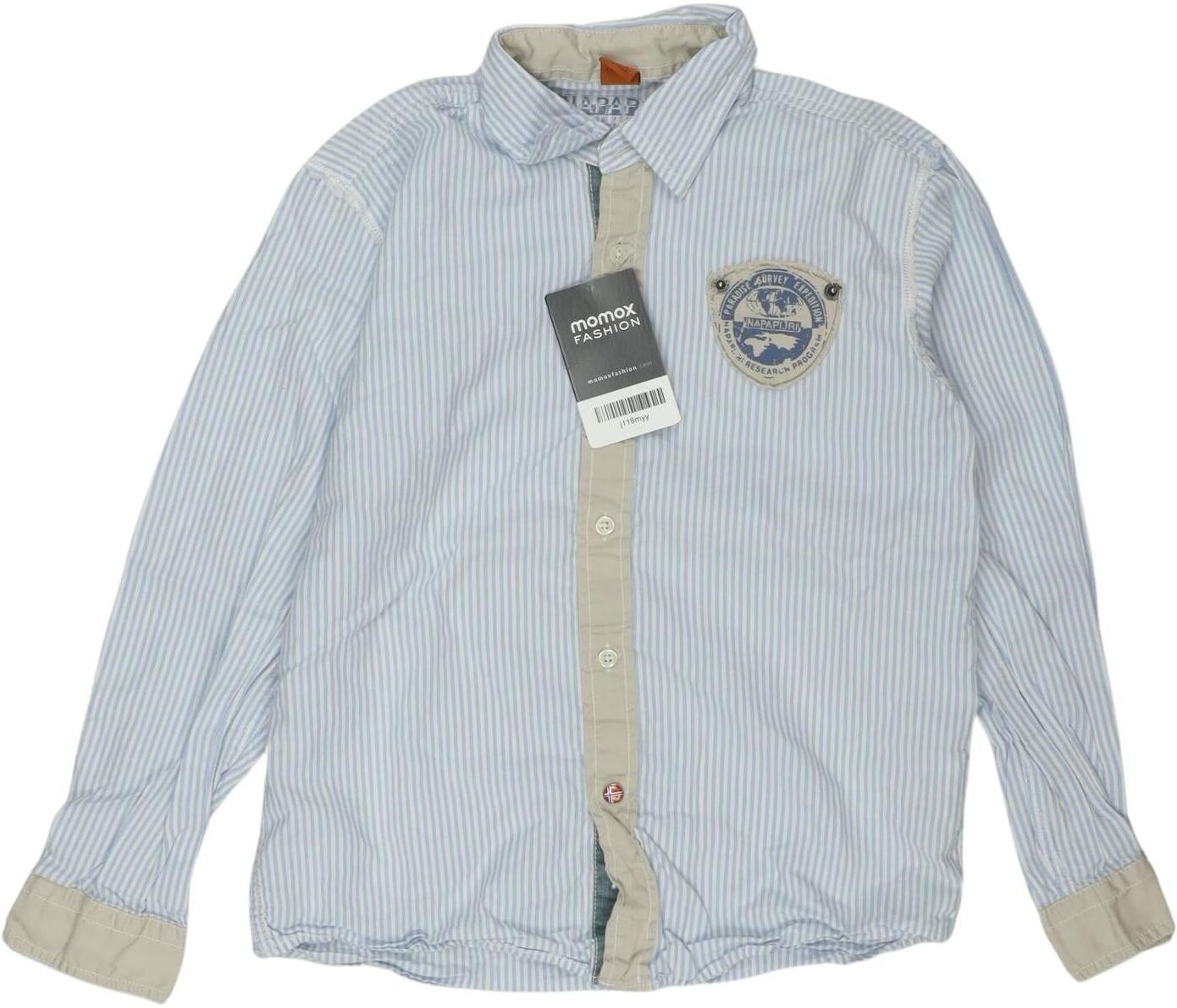 Napapijri Jungen Hemd, Mehrfarbig, Gr. EU 122 (US 8), Baumwolle - Second Hand