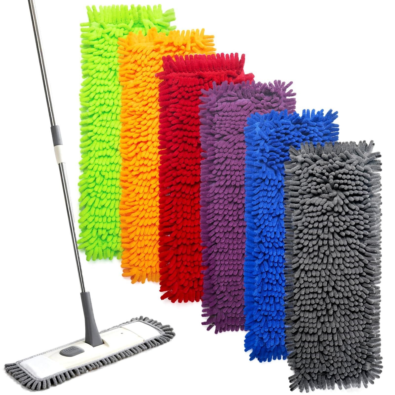 Dripio Microvezel schoonmaakdoekjes, set van 6, 40 x 10 cm, zeer absorberend en herbruikbaar