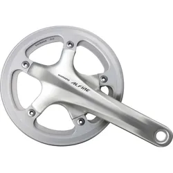 SHIMANO Kurbelgarnitur ALFINE FC-S501 42 Zähne silber