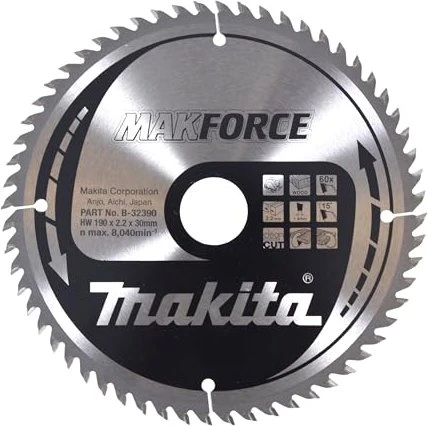 Makita B-32390 MAKFORCE Circular Saw Blade - for Wood