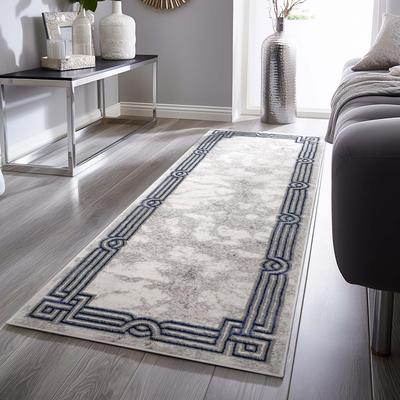 Well Woven Fairmont Huntington Retro Mosaic Marble Pattern Area Rug
