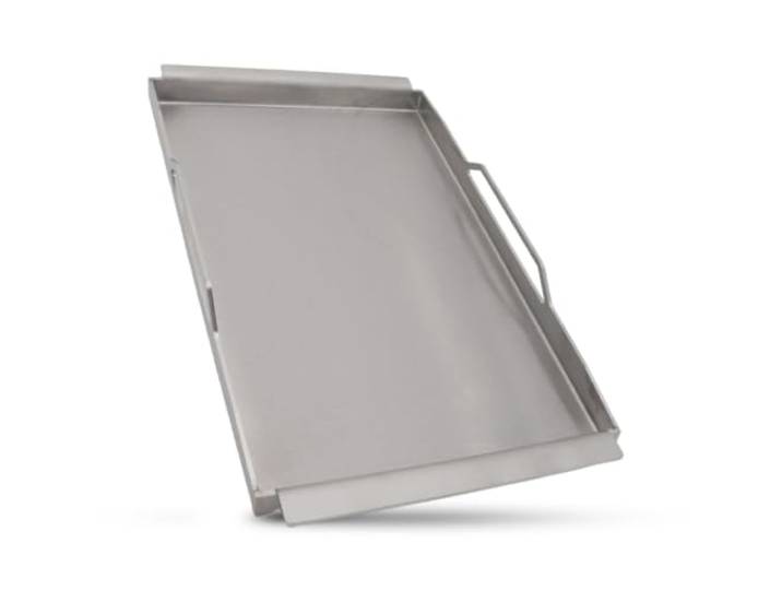BABOSSA Grill Plancha aus V2A Edelstahl 48 x 32.5 x 8.5 cm – Erstklassige Verarbeitung – kompatibel mit jedem Broil King Regal & Imperial Modell – Teppanyaki Platte 100% Made in Germany