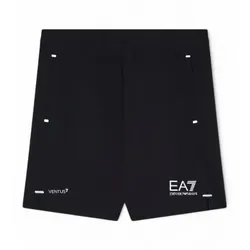 EA7 für Jungen. 7B000315_AF21059 Tennis Pro Shorts schwarz (14 años= 164/166 cm), Lässig, Sportlich, Synthetisch, Sportbekleidung, Multispor