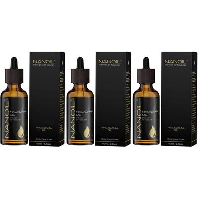 Nanoil - Macadamia Oil x3 3x50 ml Öl