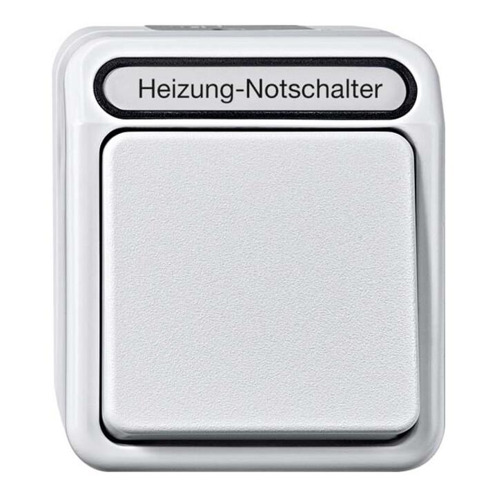 Merten Heizungs-Notschalter 2-polig, lichtgrau MEG3449-8029)