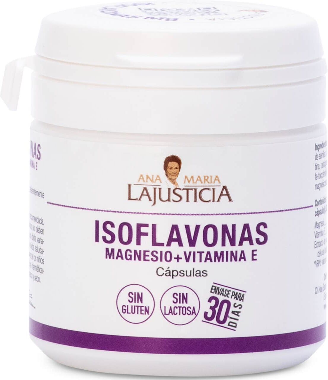 Ana Maria Lajusticia Isoflavonas Magnesio + Vitamina E 30caps