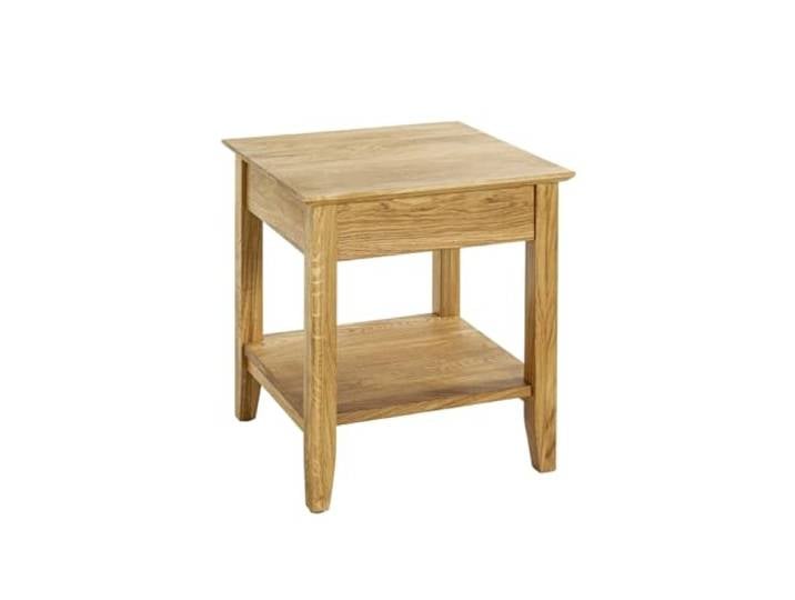 möbelando Beistelltisch >54355< in Eiche, Massivholz - 45x52x45cm (BxHxT)