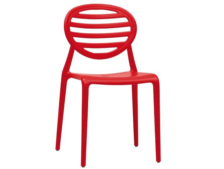 Lot de 6 chaises design TOP GIO - intérieur et extérieur