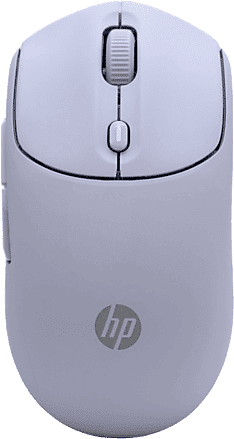 Ratón inalámbrico - HP silencioso 400, Inalámbrico, 6000 DPI, Morado