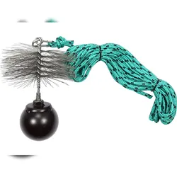 TRIZERATOP Set di spazzole per camini, 10 m, 150 mm, 1,3 kg